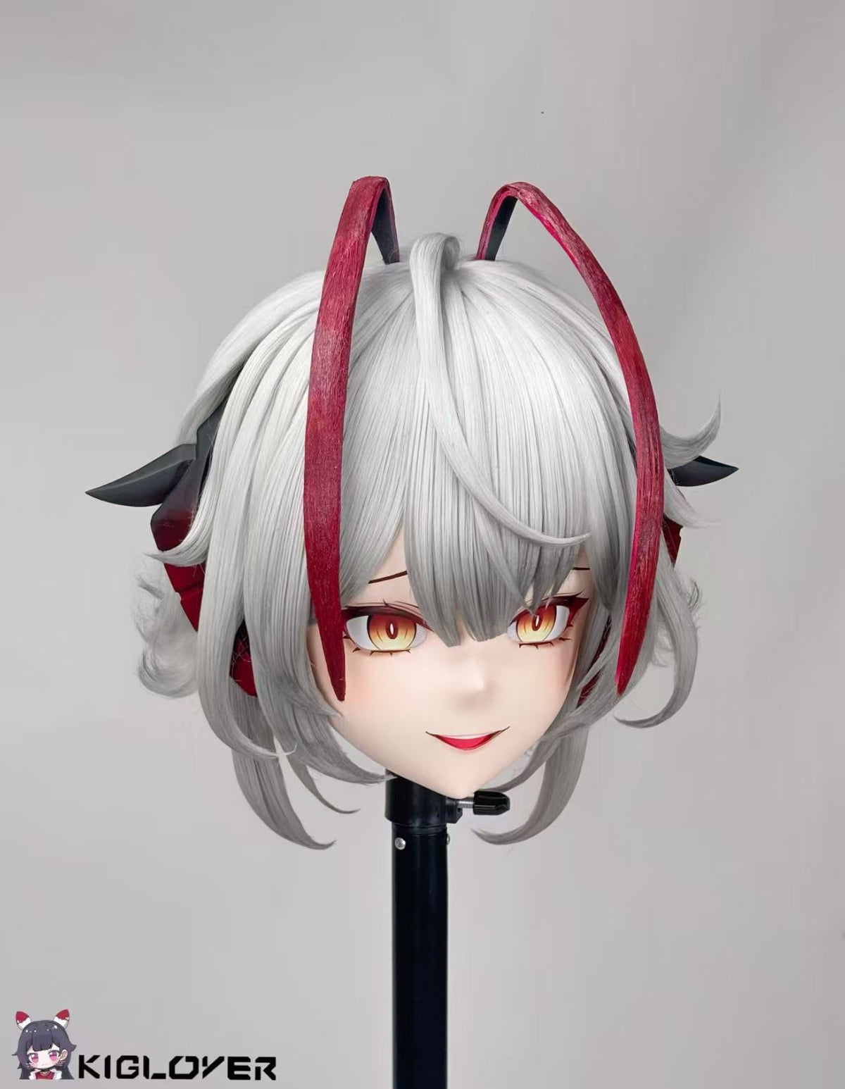 W Wanted Ver. Arknights Animegao Kigurumi Cosplay Mask – Custom Commission Showcase | MidDreamKigu (formerly KigLover)