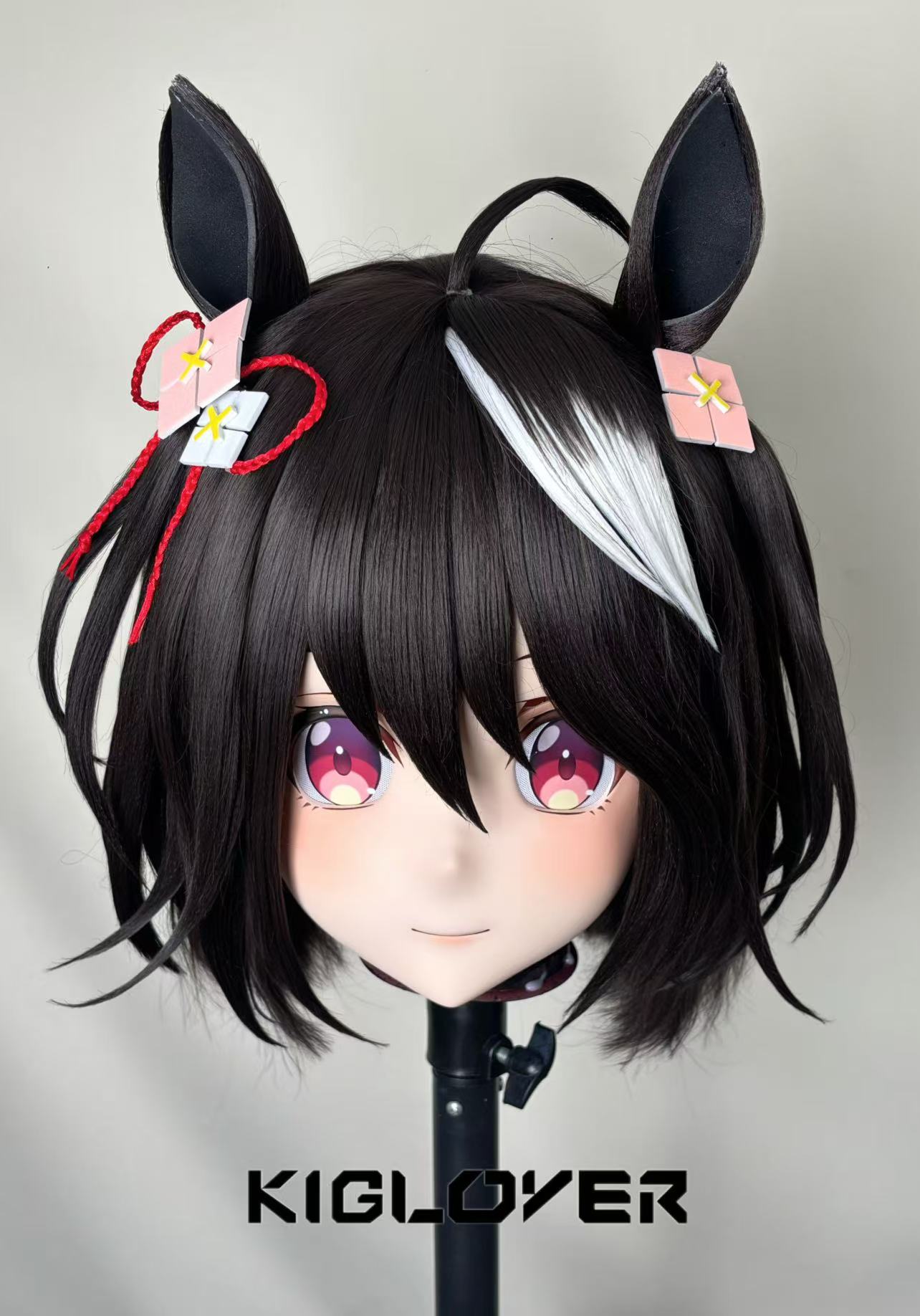 Kitasan Black Animegao Kigurumi Cosplay Maske – Umamusume: Pretty Derby Custom-Anfertigungsschau | KigLover