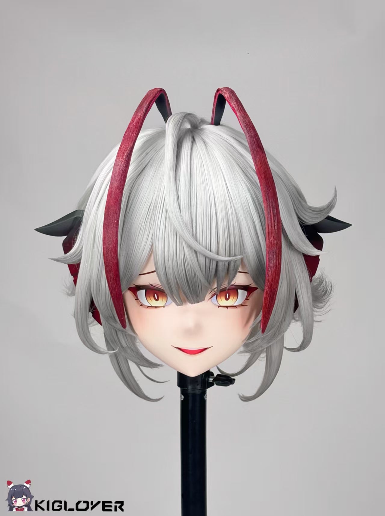 W Wanted Ver. Arknights Animegao Kigurumi Cosplay Mask – Custom Commission Showcase | KigLover