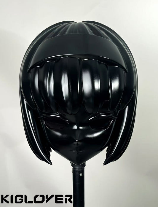 Custom Black Animegao Kigurumi Cosplay Kigu mask Commission