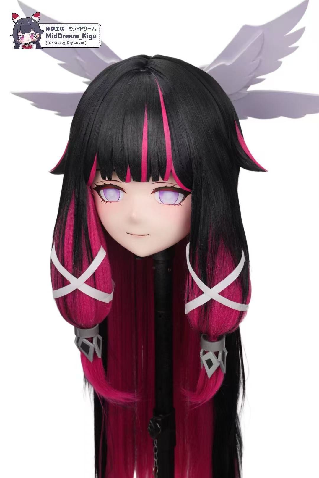 Columbina from Genshin Impact Animegao Kigurumi mask - angled view - MidDreamKigu