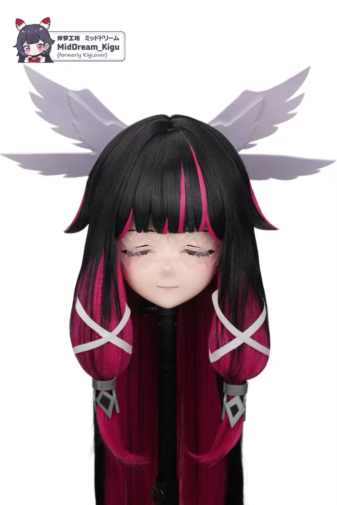 Columbina from Genshin Impact Animegao Kigurumi mask - detail view - MidDreamKigu