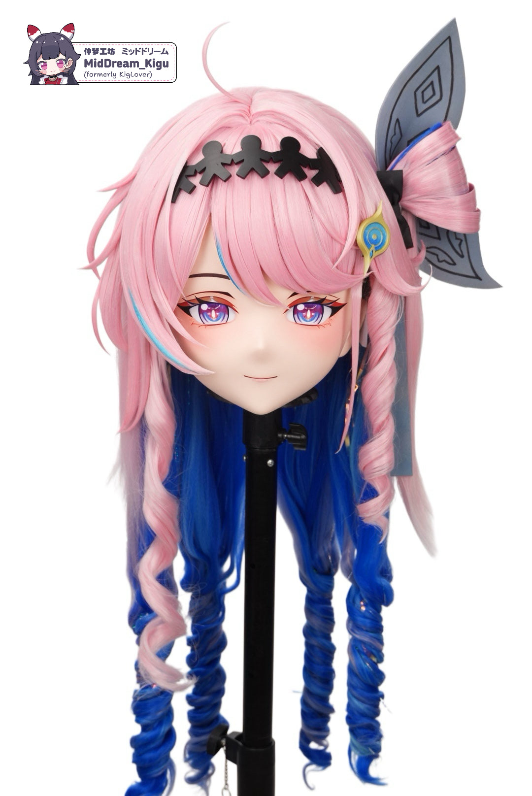 Denia from Wuthering Waves Animegao Kigurumi mask full front view