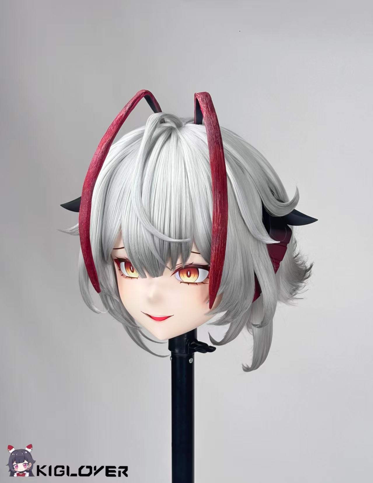 W Wanted Ver. Arknights Animegao Kigurumi Cosplay Mask – Custom Commission Showcase | KigLover
