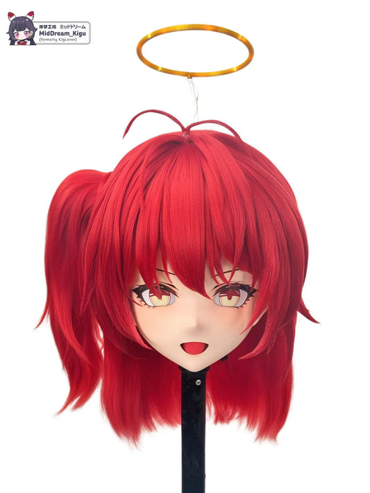 Exusiai the New Covenant Arknights Animegao Kigurumi mask front view – MidDreamKigu