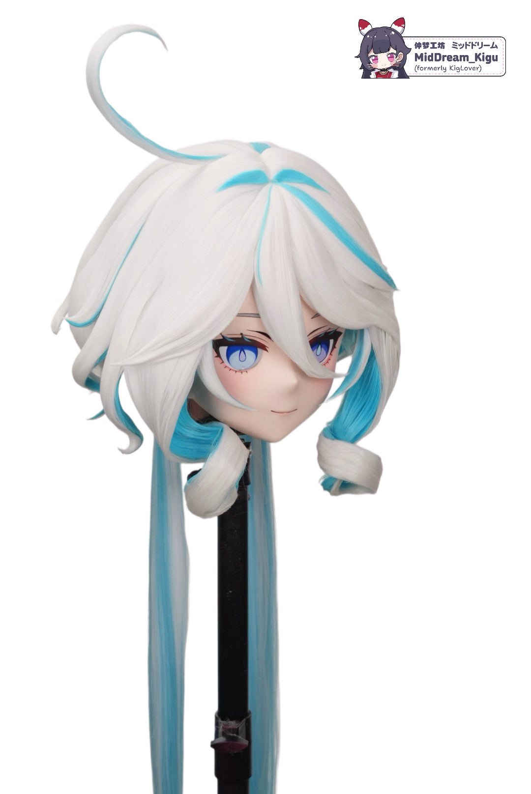 Furina from Genshin Impact Animegao Kigurumi mask - angled view - MidDreamKigu