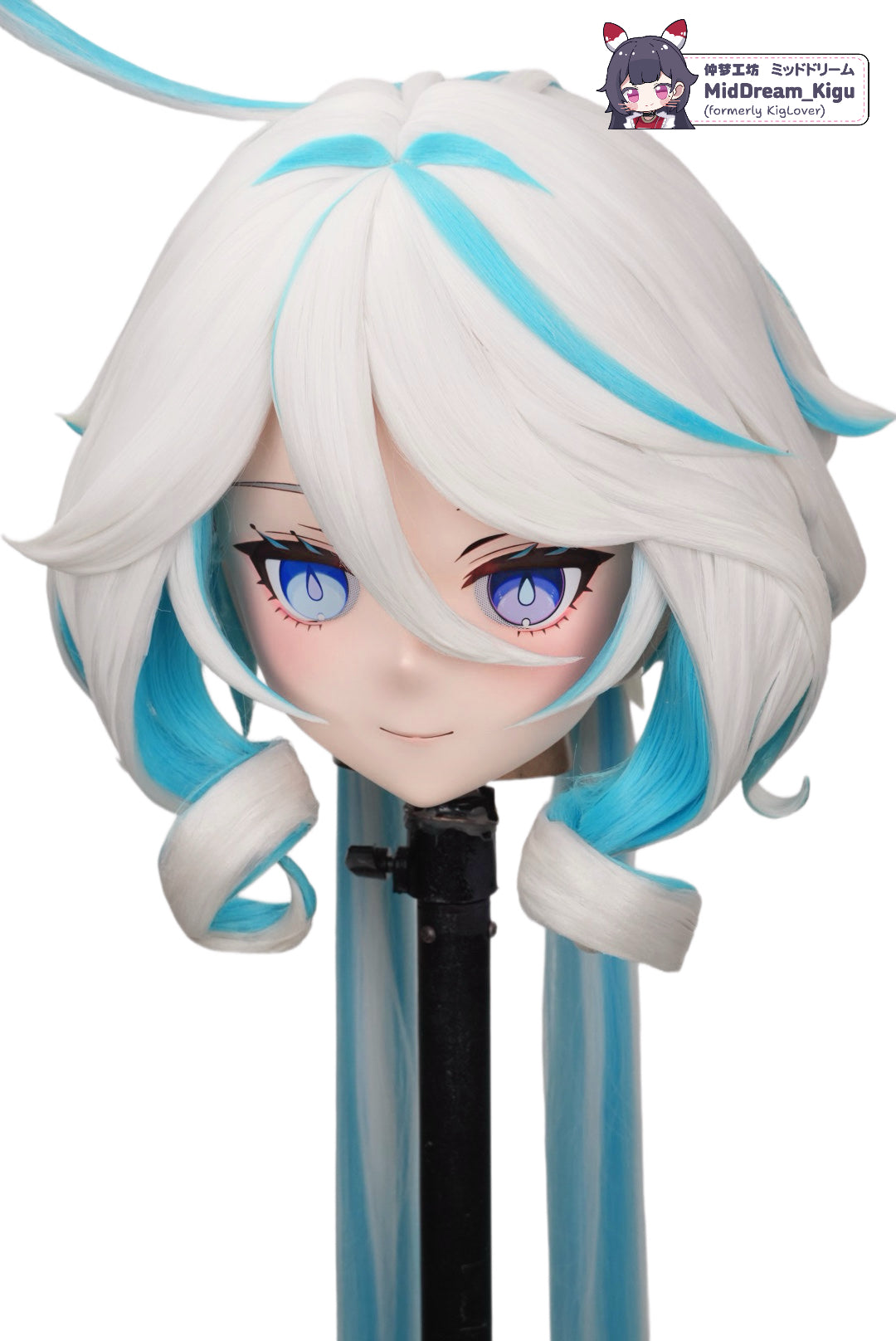 Furina from Genshin Impact Animegao Kigurumi mask - close-up front view - MidDreamKigu