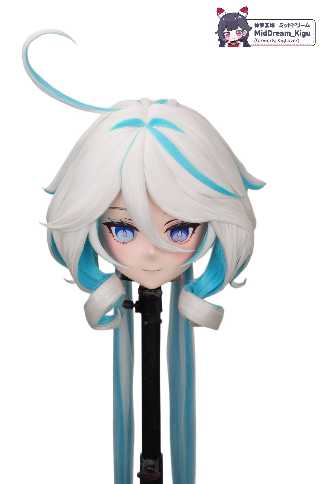 Furina from Genshin Impact Animegao Kigurumi mask - full front view - MidDreamKigu