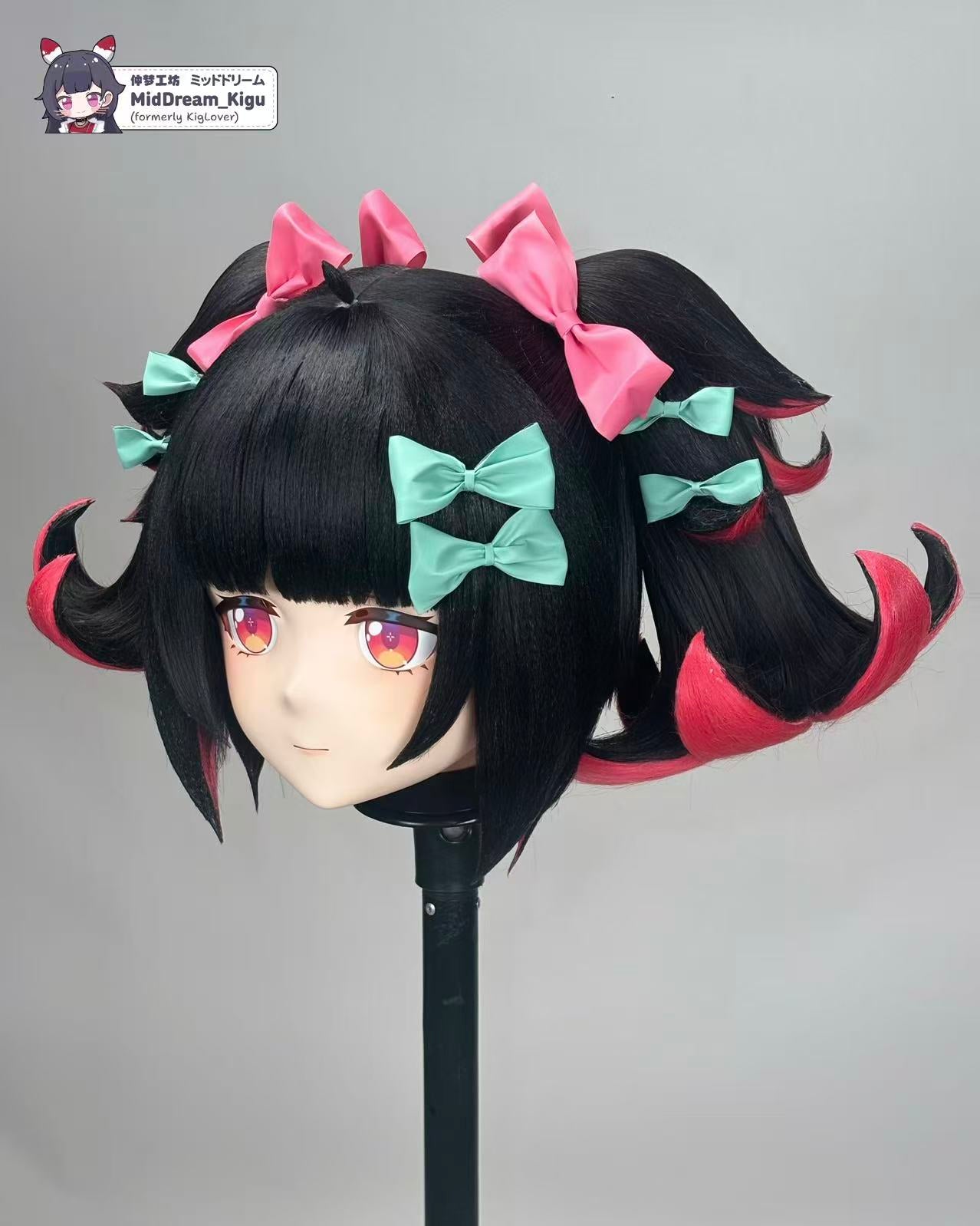 Nangong Yu Animegao Kigurumi cosplay mask side angle – Zenless Zone Zero