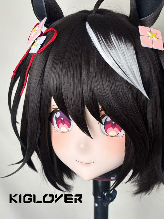 Kitasan Black Animegao Kigurumi Cosplay Mask – Umamusume: Pretty Derby Custom Commission Showcase | KigLover