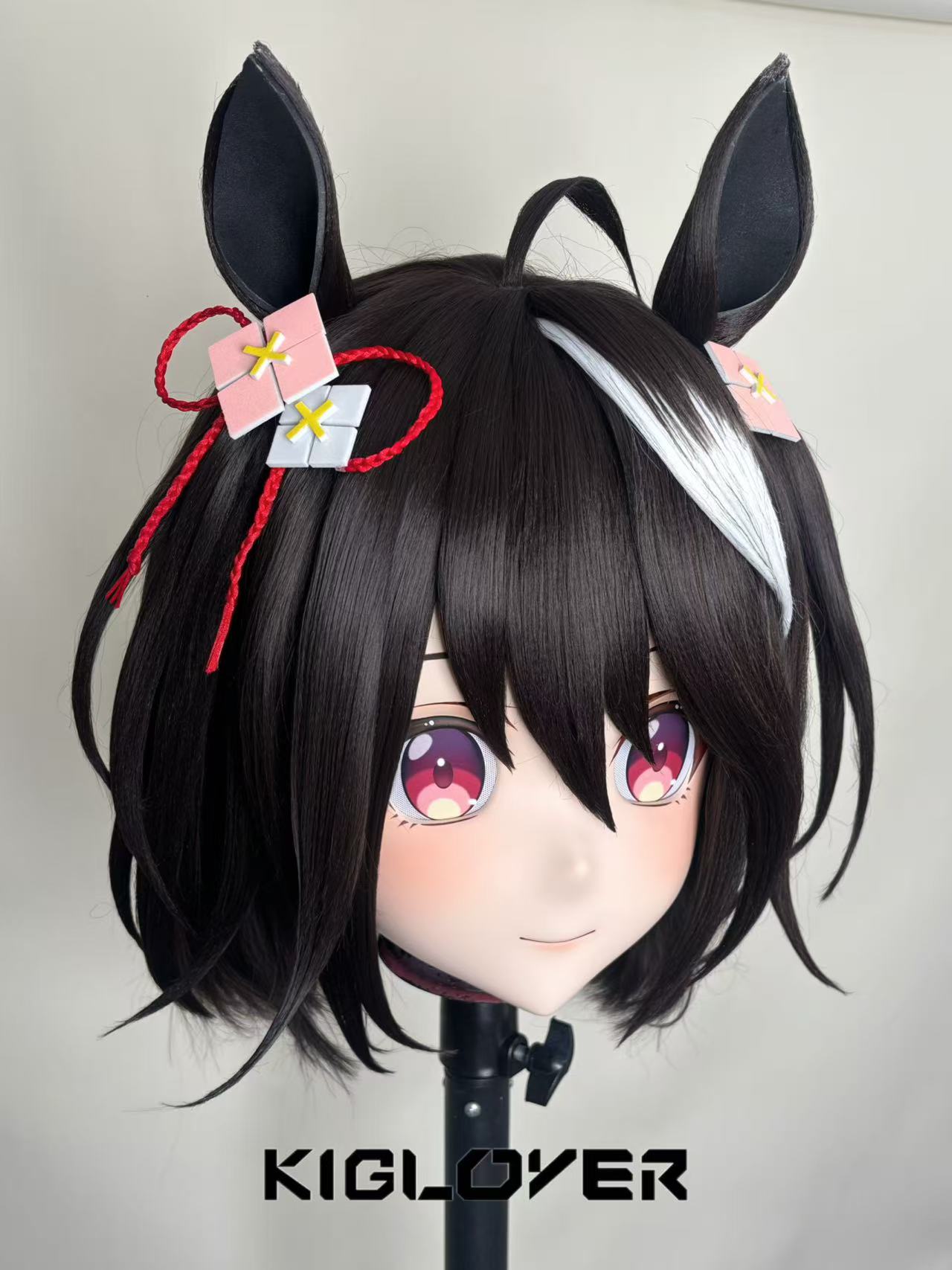 Kitasan Black Animegao Kigurumi Cosplay Maske – Umamusume: Pretty Derby Custom-Anfertigungsschau | KigLover
