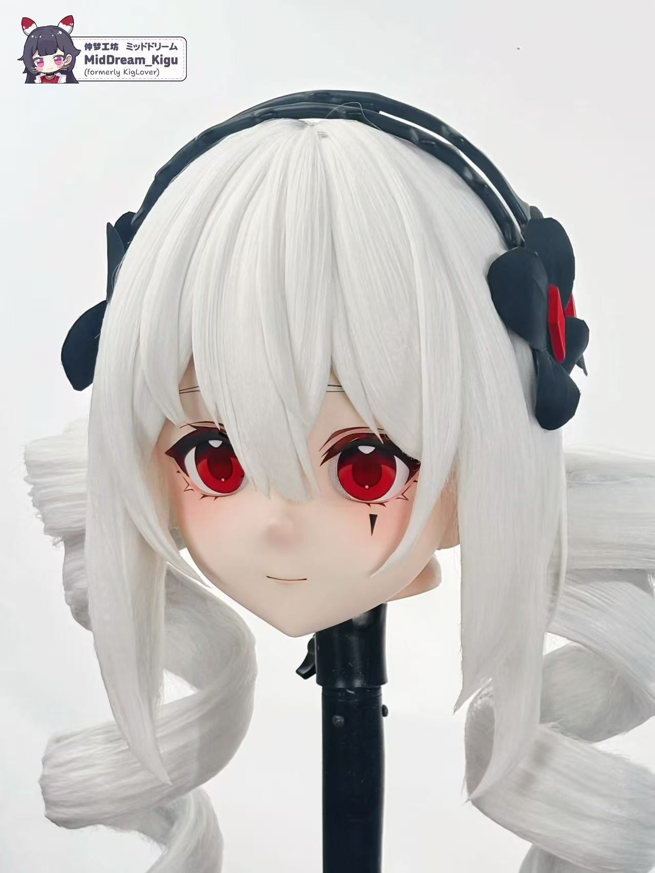 Tlipoca from Yog-Sothoth's Yard custom Animegao Kigurumi mask close-up